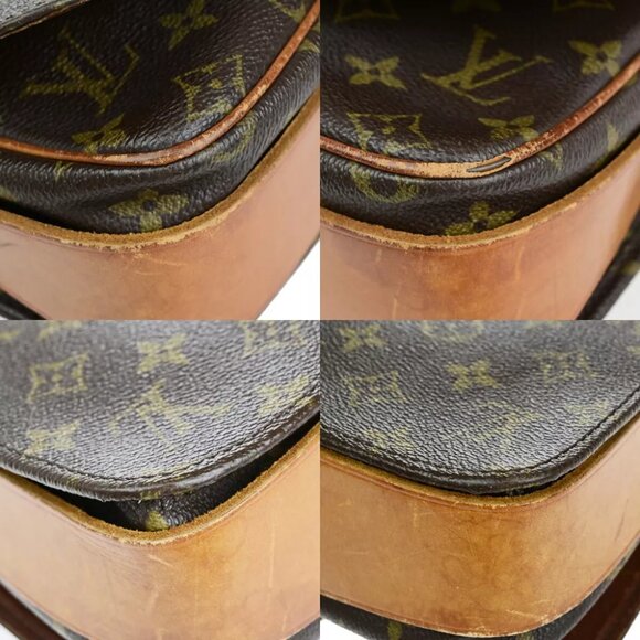 LOUIS VUITTON Cartouchiere MM Shoulder Bag Monogram Leather Brown M51253 69EC183 - Picture 12 of 16